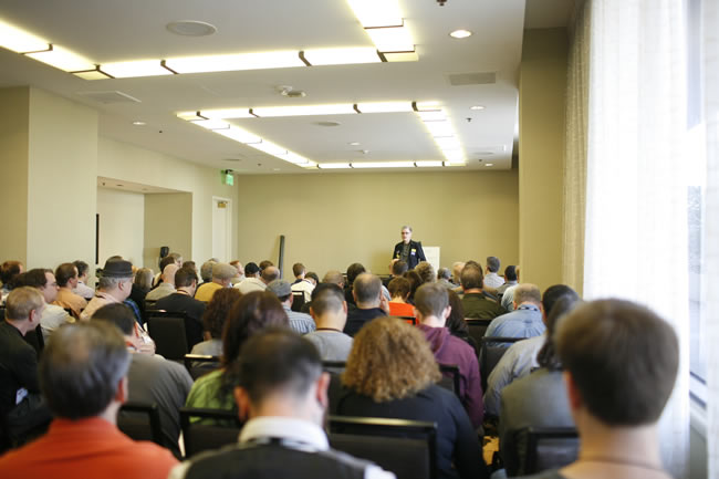 'Fett' teaches his Recording and Production Class to a full house, and the audience loved it!
