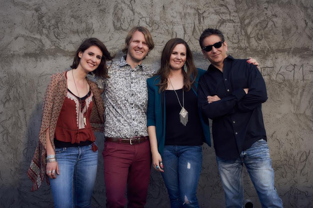 Elizabeth Anne Mall with the production team she ultimately signed   with through a TAXI submission: (l to r) Elizabeth Anne Mall, Nate   Highfield, Kaelie Highfield, and Rob Chiarelli.