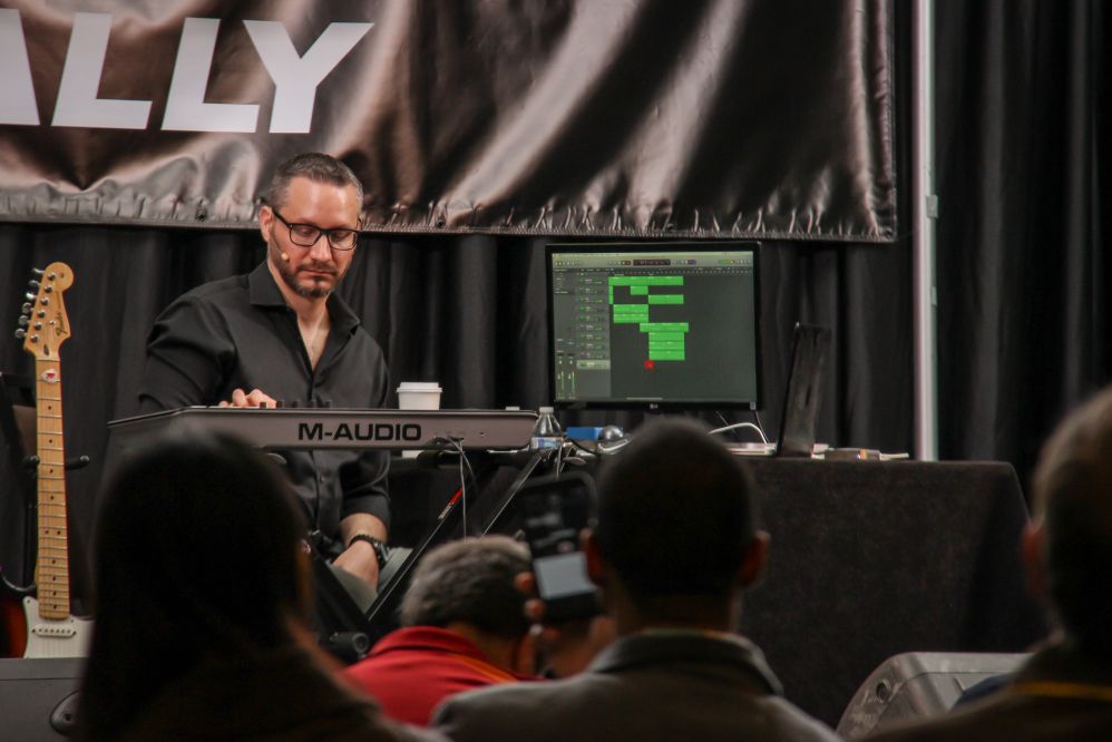 Doug Fenske (Director of Education, Crē•8 Music Academy) did a powerful session called, Transitioning to Contemporary to help musicians who feel they might be musically stuck in a past decade learn how to sound more current.