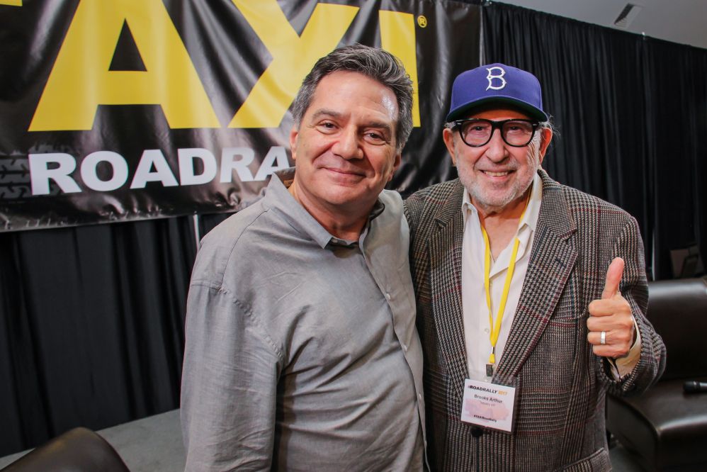 TAXI’s Michael Laskow got to meet one of his heroes at this year’s Road Rally! Legendary producer/engineer/music supervisor Brooks Arthur is also a Producer of the film, BANG! The Bert Berns Story, which was screened during movie night at the Rally.