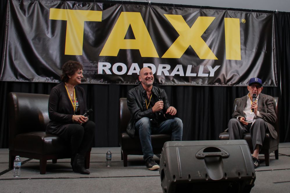 (l to r) Betsy Hammer, Brett Berns, and Brooks Arthur take questions after our screening of BANG! The Bert Berns Story at the Road Rally. Don’t miss this film if you’re in the music business!