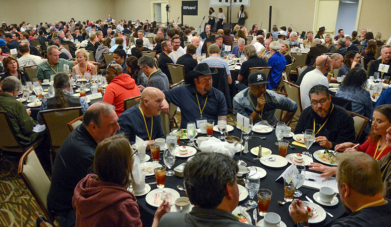 This shot shows what 330 people look like as they meet each other in one of the Road Rally’s Industry Eat & Greet Luncheons.