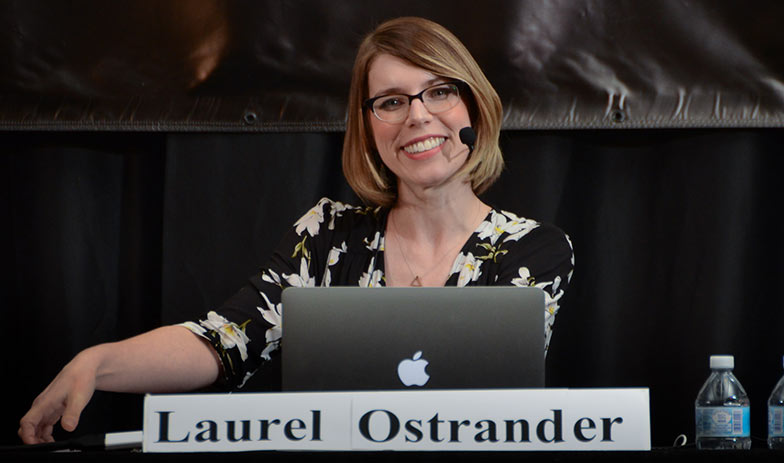 A close up of the aforementioned video editor, Laurel Ostrander.