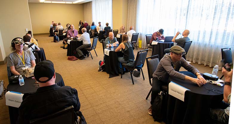 The One-to-One Mentor Sessions are always super popular at the Road Rally. This was one of the rooms where they were held, and it’s always amazing how many deals end up getting signed as a result of those meetings!