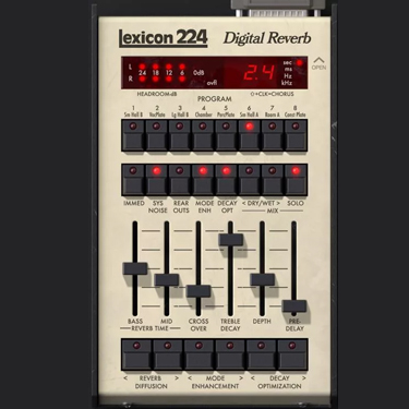 The New UAD Lexicon 224 Digital Reverb Plugin  