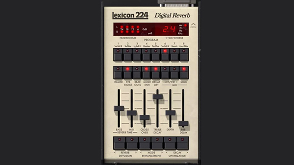 The New UAD Lexicon 224 Digital Reverb Plugin 