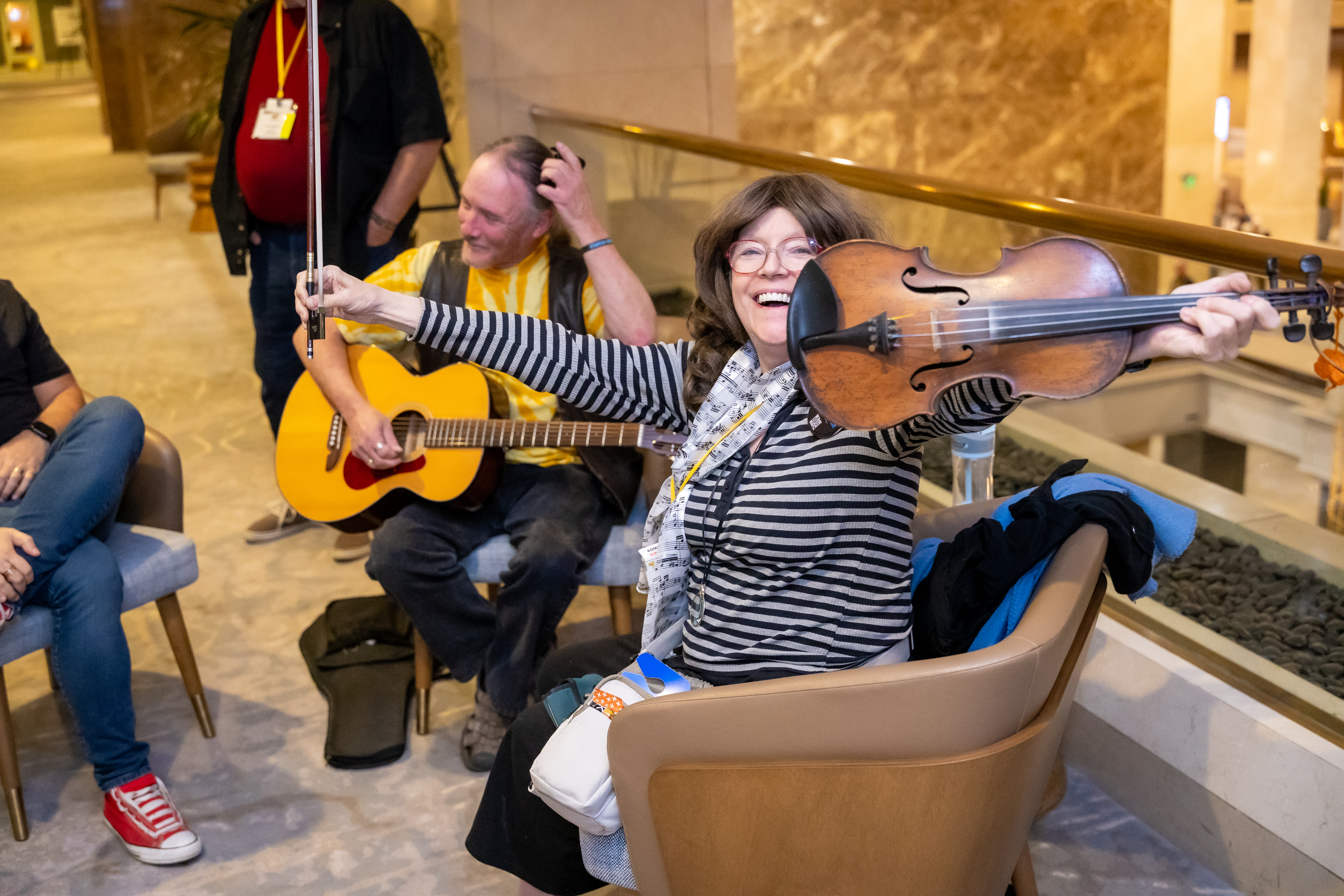 Marion Laird, a super-active member of the TAXI TV live chat community, had been wanting to attend the Rally for years. She finally made it this year and loved meeting all of her TAXI friends face-to-face. Needless to say, she had a blast!